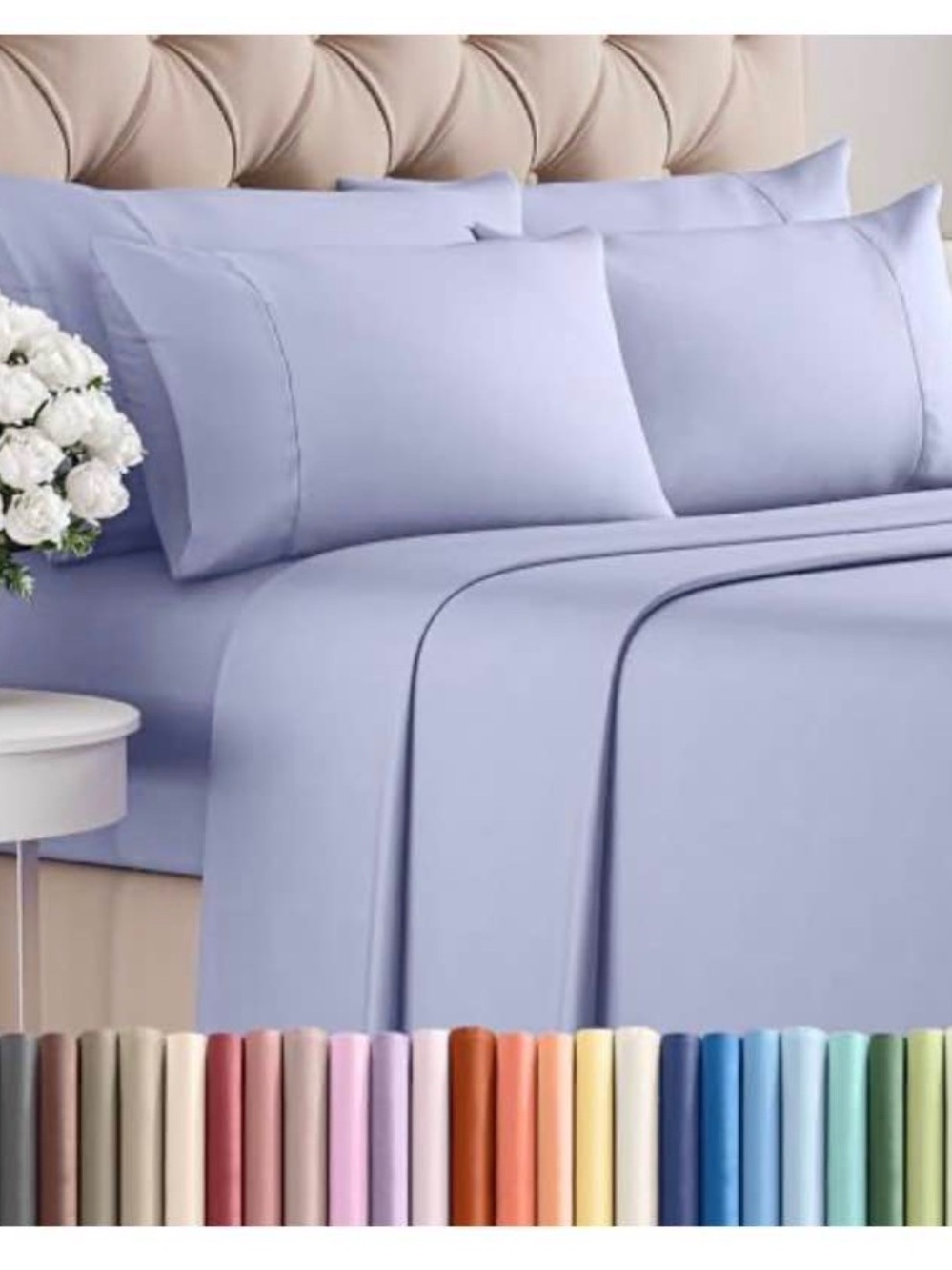 Lavender Premium Cotton Bedding - CA King